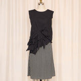 COMMES des GARCONS Black Star Detail Ruffle Top
