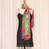 Kenzo Tropical Floral Scarf