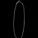 Sterling Silver Round Etched Mini Perfume Bottle Necklace