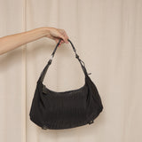 Ferre Black Canvas Handbag