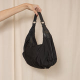 Ferre Black Canvas Handbag