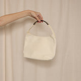 Gucci Vintage White Canvas Bag