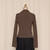 One Step Striped Blazer