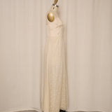 Handmade Cream Lace Maxi Dress