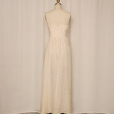 Handmade Cream Lace Maxi Dress