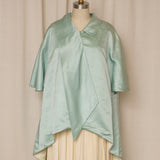 Vintage Baby Blue Cape Coat