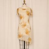 Patrizia Pepe Assymetrical Sheer Dress