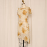 Patrizia Pepe Assymetrical Sheer Dress