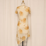 Patrizia Pepe Assymetrical Sheer Dress