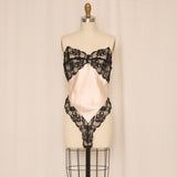 Baby Pink Silk Teddy Bodysuit