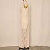 Vintage Sheer Lace Dress