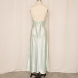 Sage Green Silk Nightgown