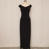 Vintage Ralph Lauren Fitted Black Dress