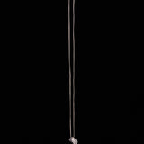 Art Deco Sterling Silver Kneeling Women Pendant