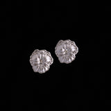 Sterling Silver Flower Shaped Stud Earrings