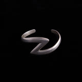 Lightning Shaped Sterling Cuff Bracelet made in Mexico