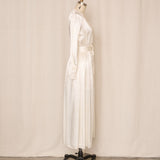 Vintage Satin and Lace Dressing Robe