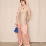 Plein Sud Silk Salmon Pants