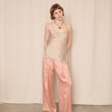 Plein Sud Silk Salmon Pants