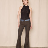 Dolce & Gabbana Pinstriped Brown Pants