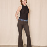 Dolce & Gabbana Pinstriped Brown Pants