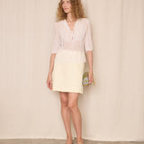 Jil Sander Yellow A-Line Skirt