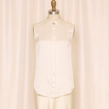 Pierre Balmain Silk Sleeveless Blouse