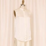 Pierre Balmain Silk Sleeveless Blouse