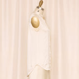 Pierre Balmain Silk Sleeveless Blouse