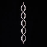 Sterling Silver Large Oval Link Bracelet