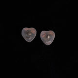 Sterling Silver Heart Shaped Turquoise Stud Earrings