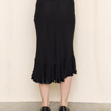 Allison Taylor Silk Ruffle Skirt