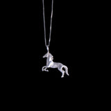 Sterling Silver Horse Pendant Necklace