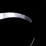 Sterling Silver Wide Modernist Choker Necklace, Taxco Mexico