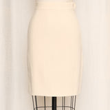 Christian Dior Boutique Cream Skirt Suit