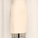 Christian Dior Boutique Cream Skirt Suit