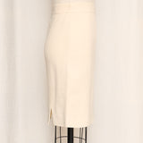 Christian Dior Boutique Cream Skirt Suit