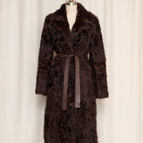 Adrienne Landau Lambskin Coat