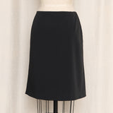 Prada Vintage Black Wrap Skirt
