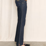 Roberto Cavalli Jeans with Leather Panels