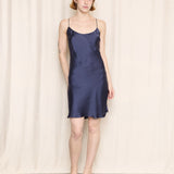 Victoria’s Secret Navy Silk Slip Dress