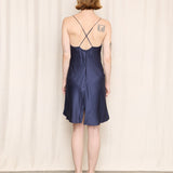 Victoria’s Secret Navy Silk Slip Dress