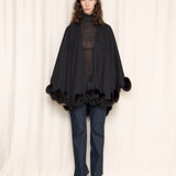 Dale 2 Loro Piana Wool& Fur Poncho