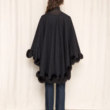 Dale 2 Loro Piana Wool& Fur Poncho