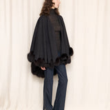 Dale 2 Loro Piana Wool& Fur Poncho