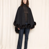Dale 2 Loro Piana Wool& Fur Poncho