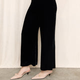 JPG Velvet Wide Leg Capri