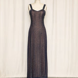 Vintage Purple Beaded Gown