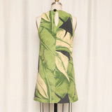 Pierre le Snob Printed Green Shift Dress