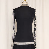 Christian Lacroix Cardigan with Floral Sleeves